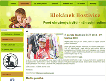 Tablet Screenshot of klokanekhostivice.cz